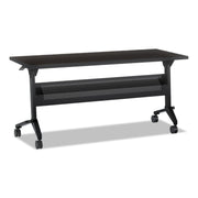 Safco Flip-n-Go Table Top, Rectangular, 48w x 24d, Mocha